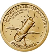// 1 dolar, SUA, 2020 // - Pe noua monedă din colecţia „Inovatori americani” care ne prezintă invenţiile memorabile apare telescopul spaţial Hubble, mândria statului Maryland. Telescopul transmite date despre creşterea galaxiilor, planetele din afara sist