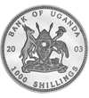 „Gorile în ceaţă” , 1000 şilingi, Uganda, 2002-2003