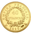 Cel mai mare aur al lui Napoleon, 40 franci replică, Franţa, 1811