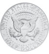 Kennedy pe 1/2 dolar, 1/2 dolar, argint, SUA, 1965-1970