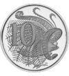 D-zeu să ne păzească regina!, 10 cenţi, Australia, 1966-1984