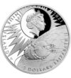Primul om în cosmos, 2 dolari, argint, Niue, 2021