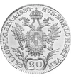  20 creiţari Francisc I 1802-1830 Imperiul Habsburgic