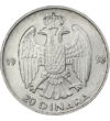  20 dinari Ag Jugoslavia Iugoslavia