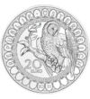 20 euro Bufniţă   argint de 925/1000 2074 g Austria 2021