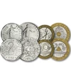 5, 10, 20 centime, 1/2, 1, 2, 5, 10, 20 franci, ,  , 0, Franţa, 1960-2001