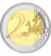 2 euro Harta UE  cupru nichel 852 g Slovacia 2021