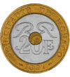 20 franci Valoare nominală  AlBrNi 9 g Monaco 1992-1997