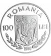  100 leiCE Fotbal AngliaArgint1996 România