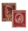 10 20 80 200 lei fotogravură Set de 4 timbre România 1947