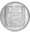  10 franci Marianne argint Franţa