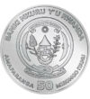 50 franci Stemă  argint de 999/1000 311 g Ruanda 2022