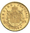  20 franci Napoleon IIIaur1861-70 Franţa