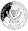 20 franci Stemă  argint de 9999/1000 311 g Congo 2022