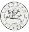 1 litas Cavaler   cupru nichel 625 g Lituania 2010