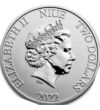 10 dolari Elisabeta a II-a val. nominală  argint de 999/1000 15552 g Niue 2022