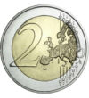 2 euro Harta UE  cupru nichel 852 g Letonia 2022