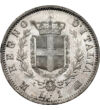 1 liră Stemă  argint de 900/1000 46 g Italia 1863-1867