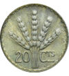 20 centesimo Spic de grâu  argint de 720/1000 3 g Uruguay 1942
