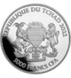 5000 franci Stemă   argint de 999/1000 311 g Republica Ciad 2022