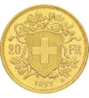  20 franci Helveţia 1883-1949 aur Elveţia