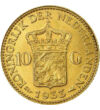 10 guldeniWilhelminaAu1925-1933 Olanda