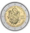 2 euro, Maica Tereza cu copilaş, , cupru, nichel, 8,52 g, Vatican, 2022