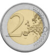 2 euro Harta UE  cupru nichel 852 g Vatican 2022