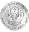 50 franci Stemă  argint de 999/1000 311 g Ruanda 2023