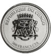 500 franci Stemă  argint de 999/1000 311 g Congo 2022