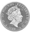 10 lire Elisabeta a II-a valoarea nominală argint de 9999/1000 311 g Marea Britanie 2023