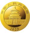 100 yuani Panda  aur de 999/1000 8 g China 2023