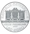 Filarmonicii din Viena, 1,5 euro, argint, Austria, 2023-2024