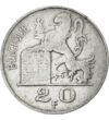  20 franci Mercur Ag 1949-55 Belgia