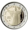 2 euro, Papa Paul al VI-lea, , cupru, nichel, 8,5 g, Vatican, 2022