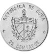  25 centavos Humboldt 1989 Cuba