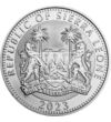 1 dolar Stemă  argint de 999/1000 311 g Sierra Leone 2023