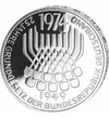 16 x 5 mărci  argint de 625/1000  Germania  1970-1979
