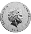 1 dolar Elisabeta a II-a  argint de 999/1000 311 g Insulele Cook 2009-2020