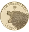 5 euro, Urs cu pui, cupru, nichel, 19,1 g, Slovacia, 2023
