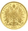  10 coroaneFrancisc I laur1892-1906 Monarhia Austro-Ungară