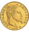  10 franci Napoleon IIIaur1861-69 Franţa