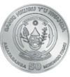 50 franci Stemă  argint de 999/1000 311 g Rwanda 2023
