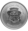500 franci Stemă  argint de 999/1000 311 g Congo 2023