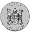  2 dolariBufniţa zeiţeiAg2019 Insulele Fiji