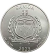 2 dolari Stemă   argint de 999/1000 311 g Samoa 2023