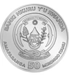 50 franci Stemă  argint de 999/1000 311 g Rwanda 2024
