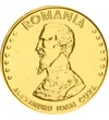  50 lei, A. I. Cuza, 1991-1996, aurit, România