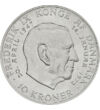  10 coroane Frederic IX Ag Danem. Danemarca