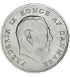 10 coroane Frederik al IX-lea argint de 800/1000 205 g Danemarca 1967